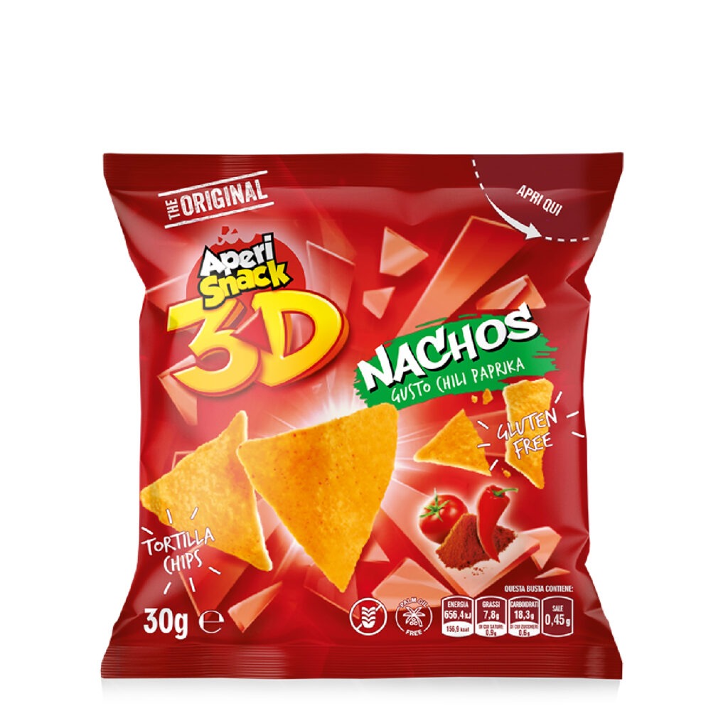 Nachos Paprika 3D 