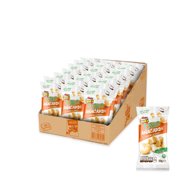 Anacardi tostati e salati da 40 pz