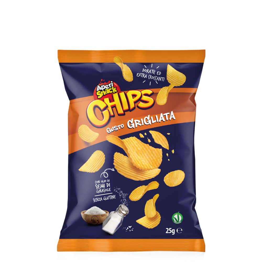 Chips Grigliate Monoporzione 25g Chips Grigliate Monoporzione 25g