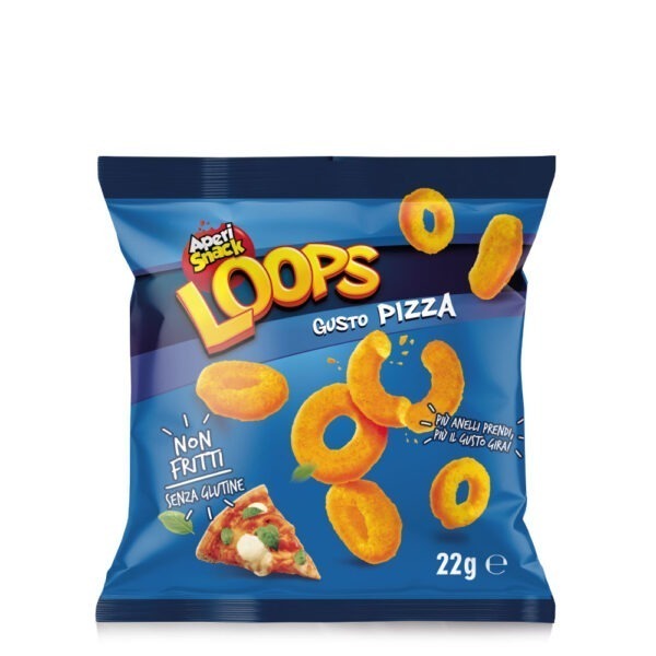 Loops Anelli al gusto Pizza Monoporzione da 22g