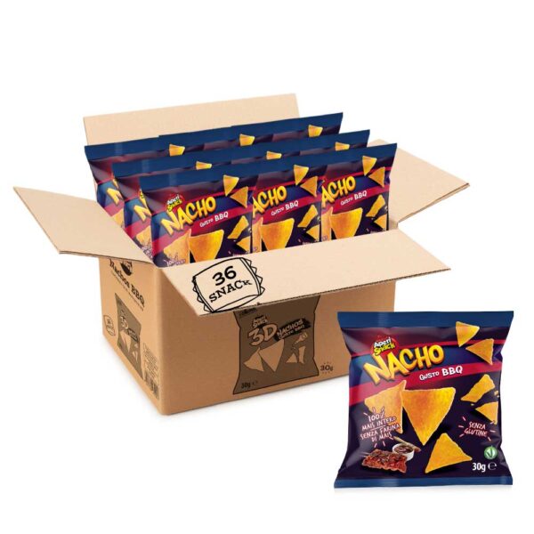 nachos bbq box 36pz x 30g