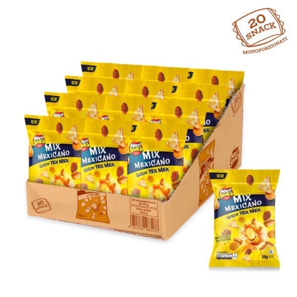 Mix Mexicano 20 pezzi x 35g monoporzione