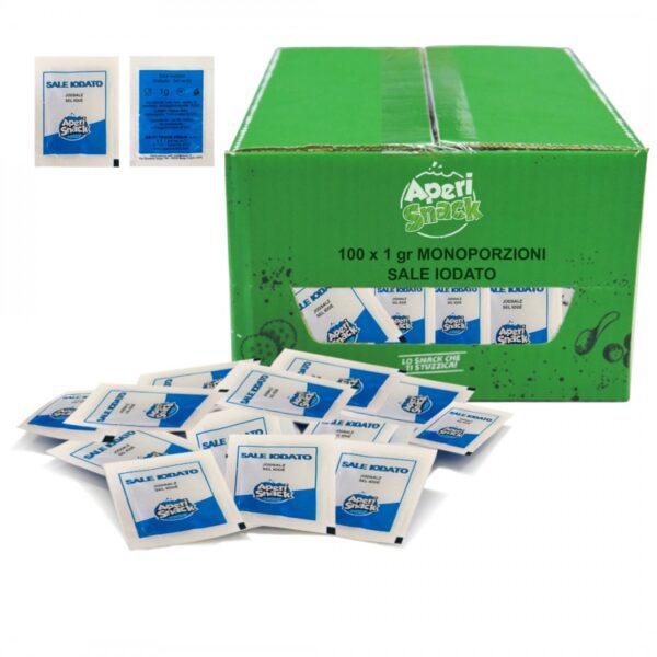 Sale Iodato Monoporzione 100 pz x 1 g