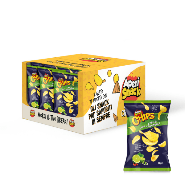Chips Lime e Pepe Rosa 60g