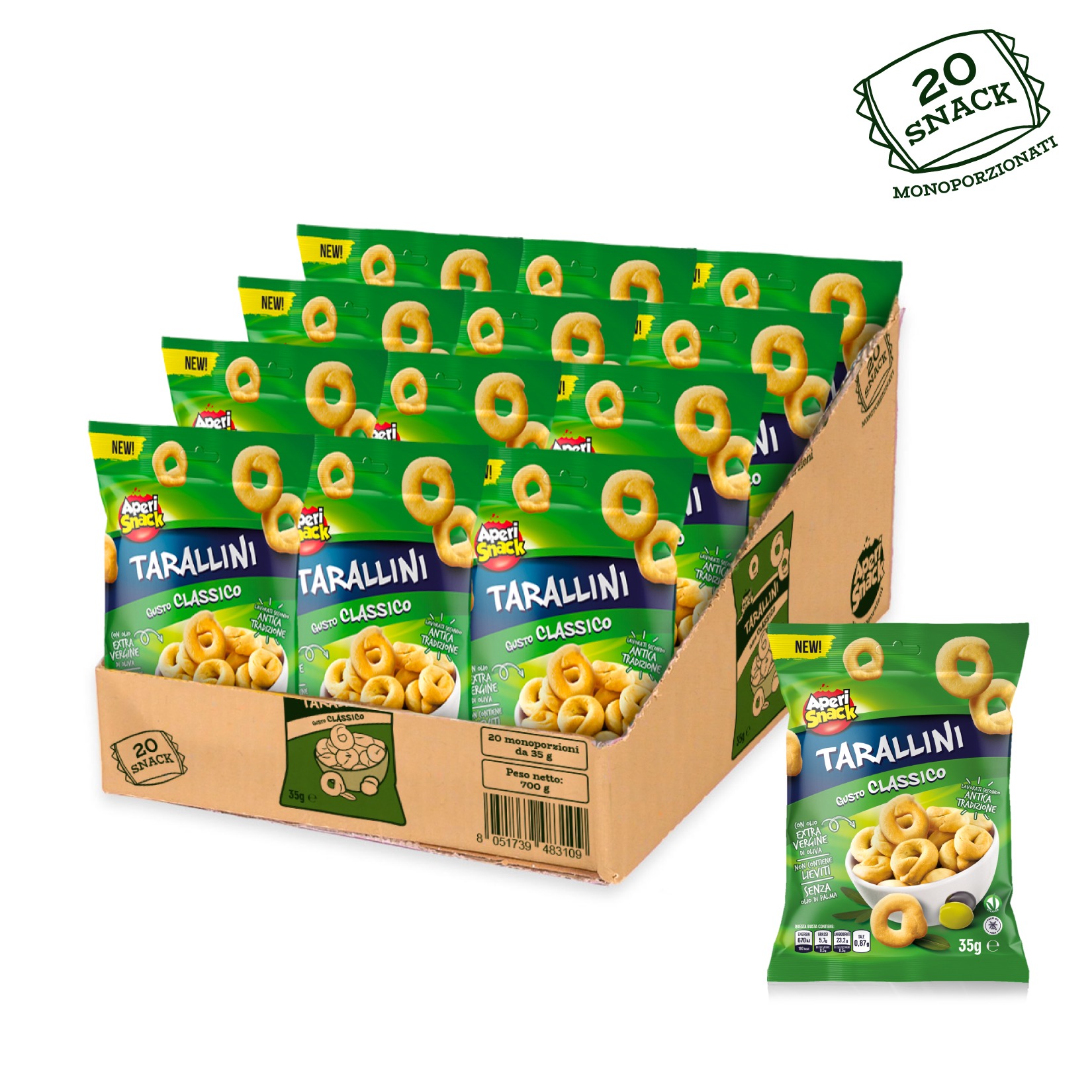 Tarallini Classici vassoio Tarallini Classici vassoio