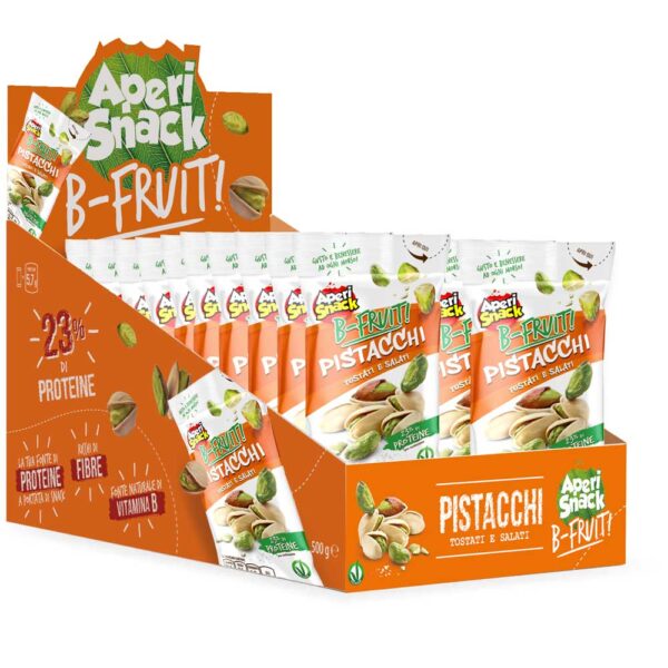 Pistacchi tostati e salati astuccio 20pz